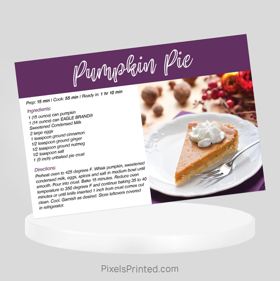 EXIT realty Thanksgiving recipe postcards PixelsPrinted 