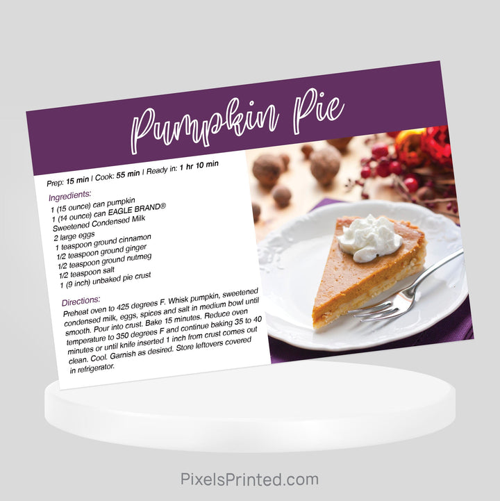 EXIT realty Thanksgiving recipe postcards PixelsPrinted 