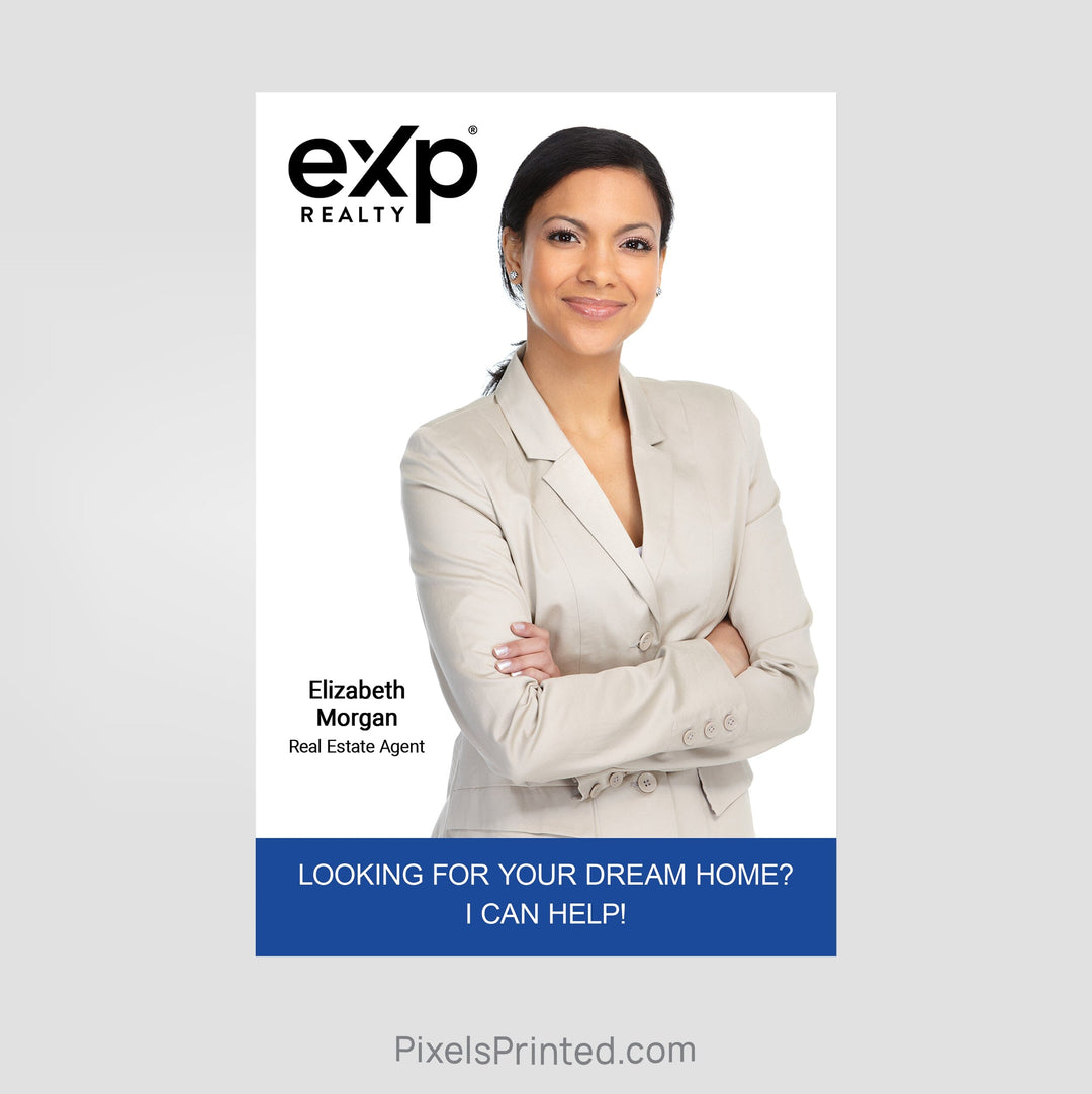 EXP realty agent announcement postcards PixelsPrinted 