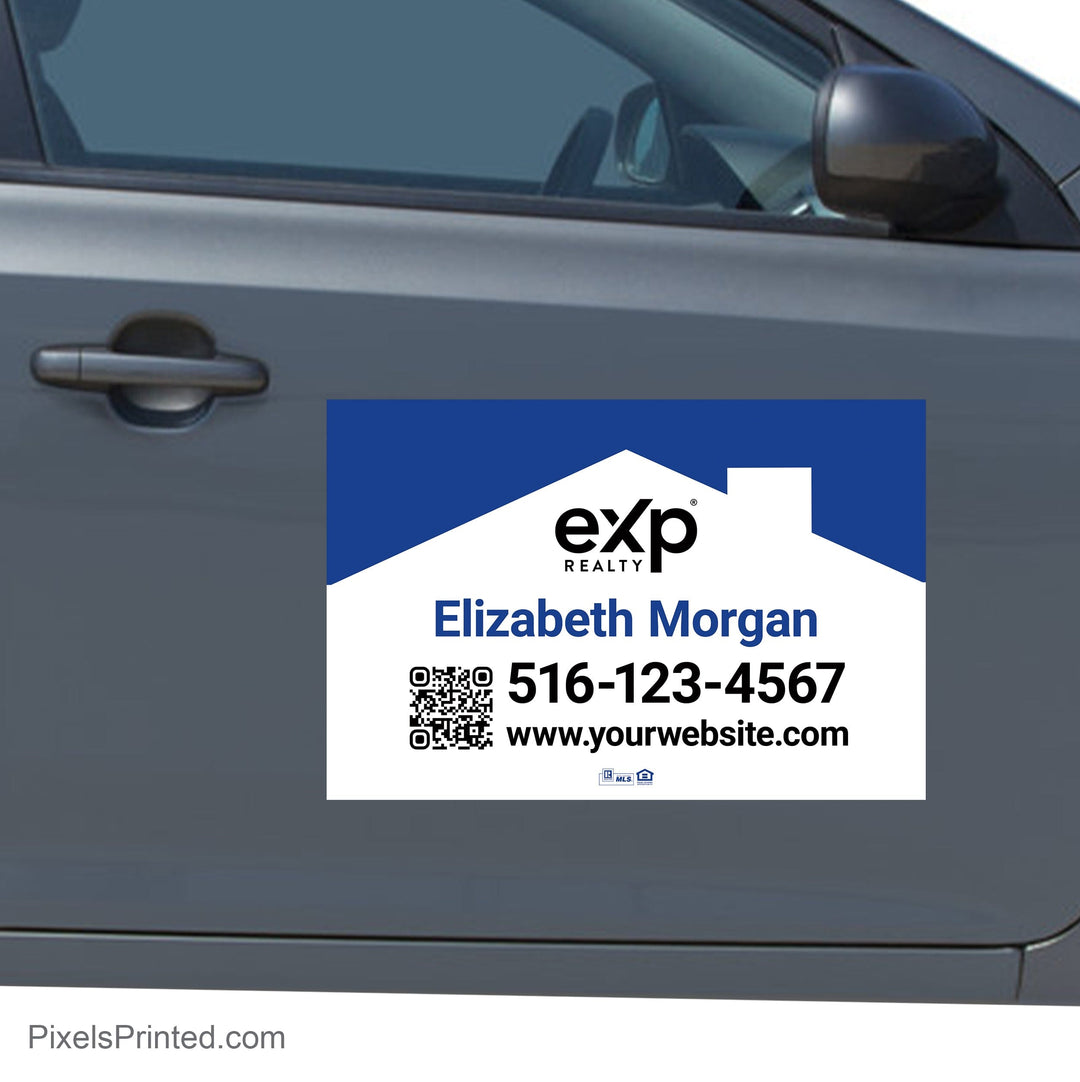 EXP realty car decals - 12”x18” car decals PixelsPrinted 