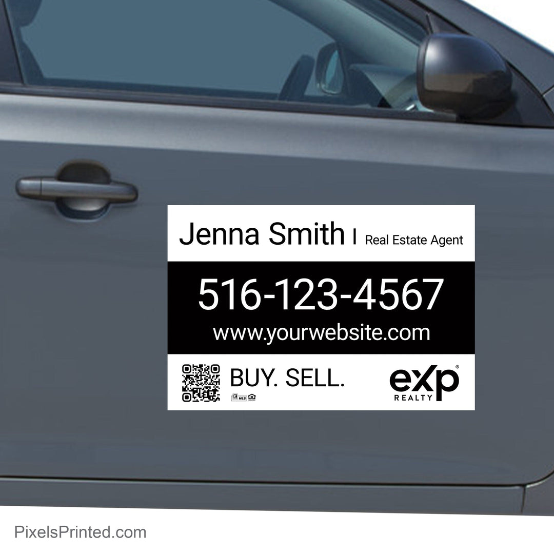 EXP realty car decals - 12”x18” car decals PixelsPrinted 