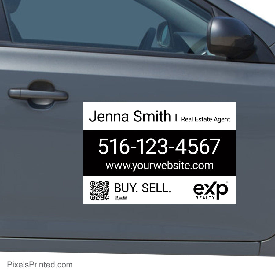 EXP realty car decals - 12”x18” car decals PixelsPrinted 