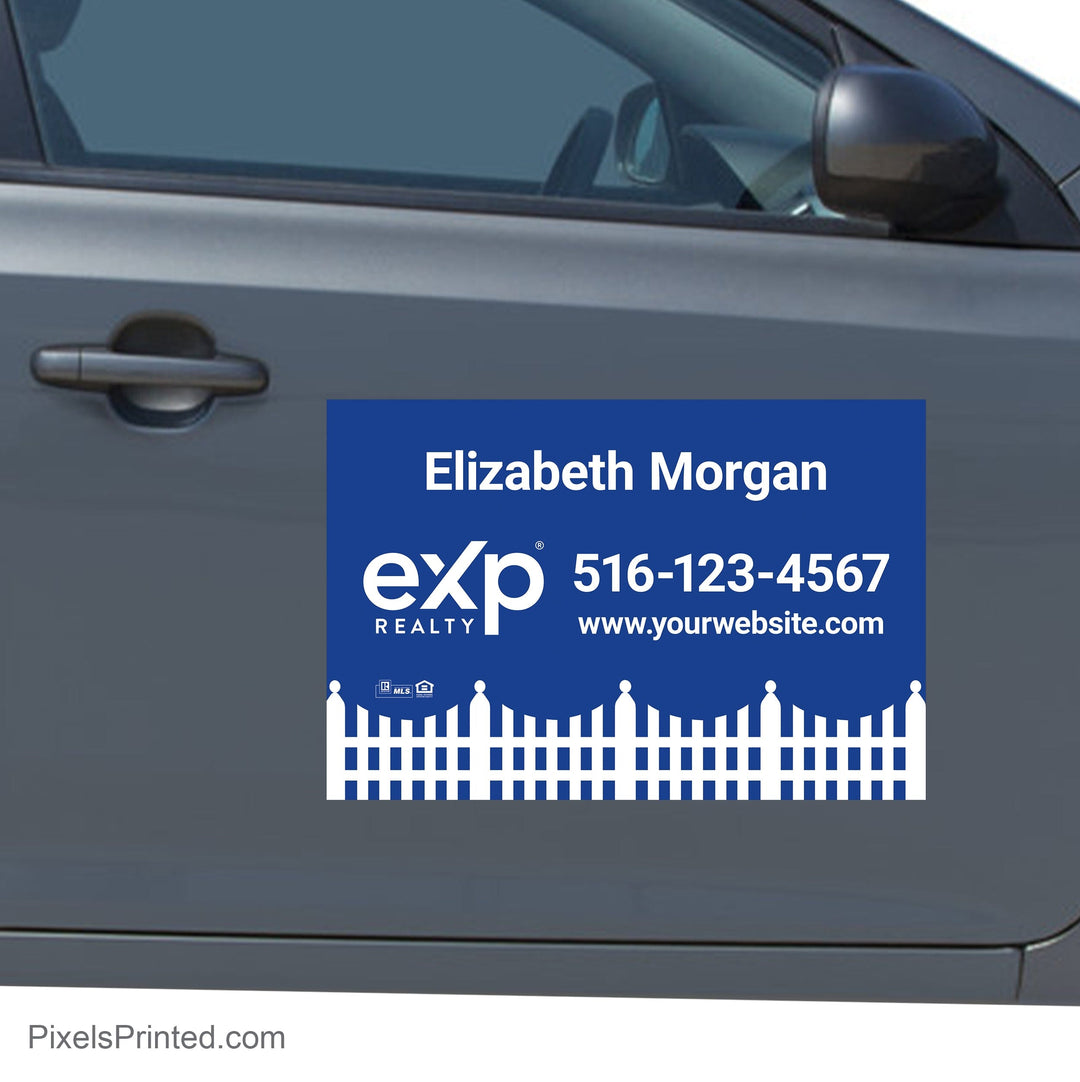 EXP realty car decals - 12”x18” car decals PixelsPrinted 