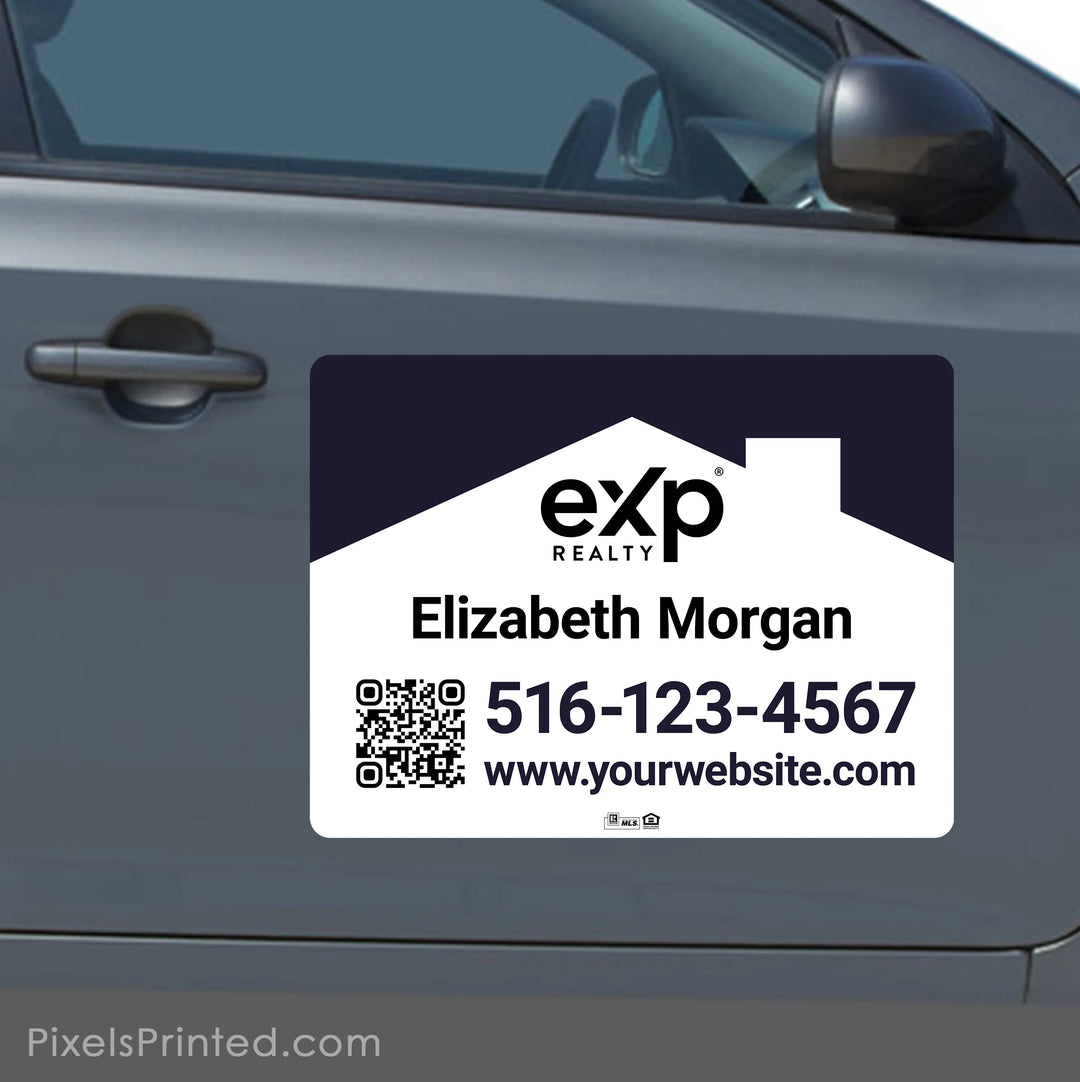 eXp Realty vehicle magnet personalized for real estate professionals who want consistent mobile branding.