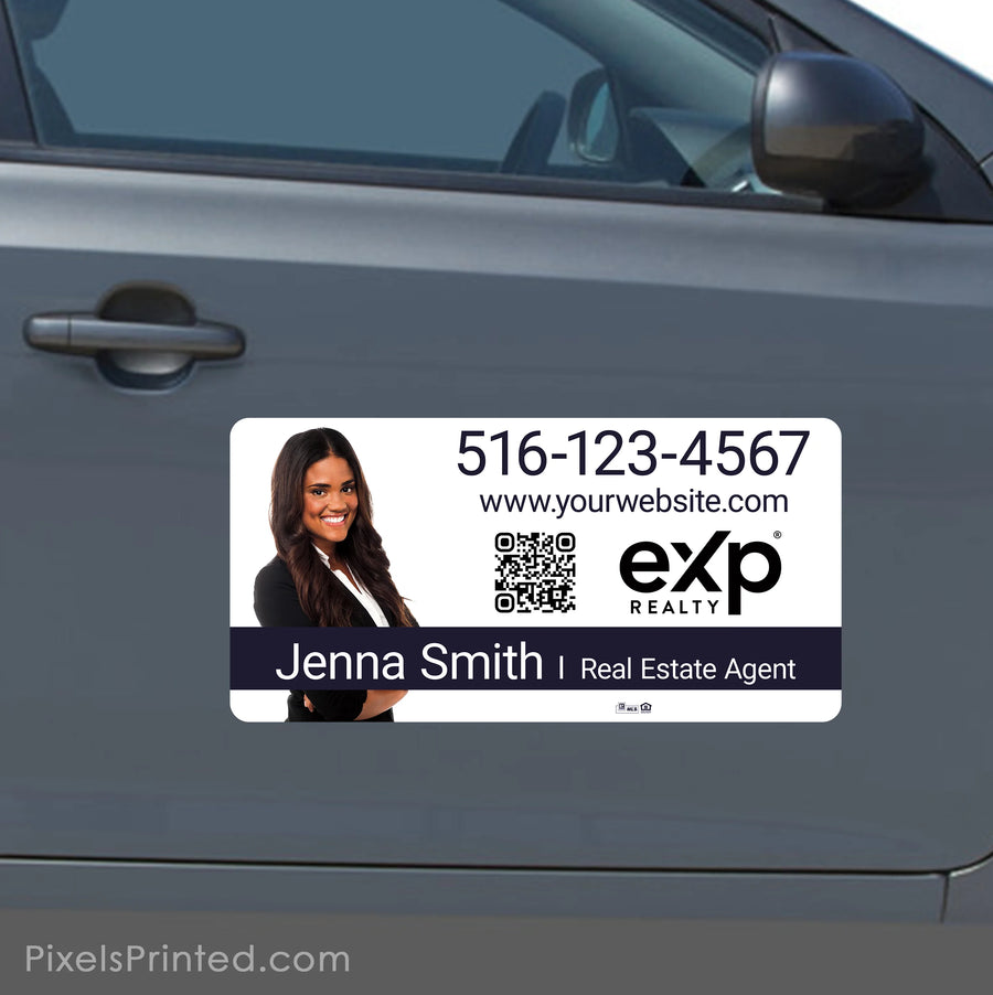 eXp Realty real estate car magnet for agents who want professional branding and visibility while driving.
