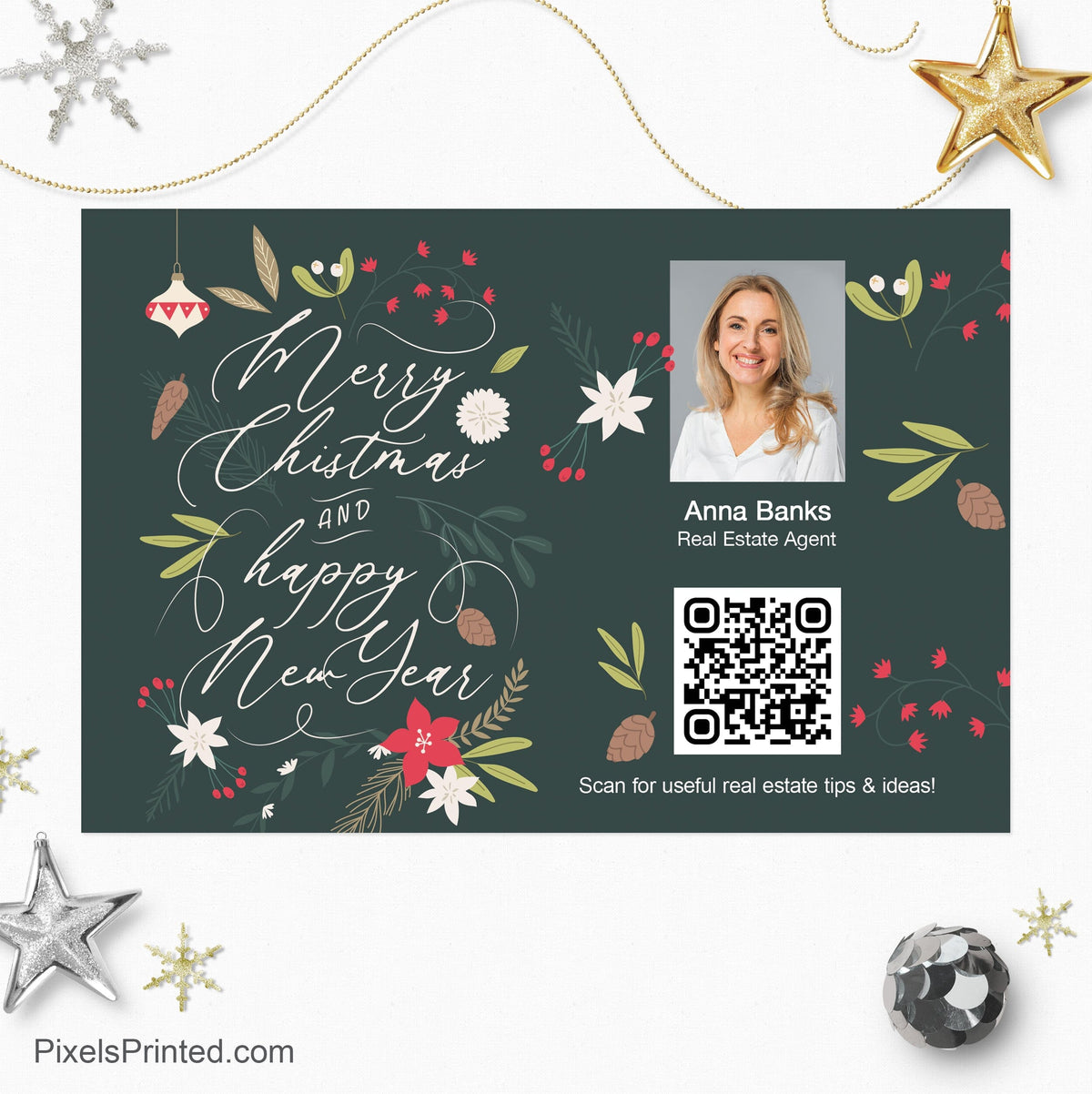 EXP realty Christmas holiday postcards PixelsPrinted 