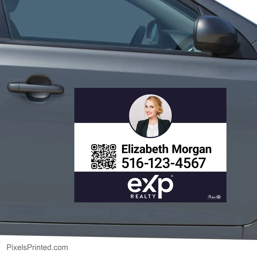 eXp Realty real estate vehicle decal that creates consistent professional branding wherever an agent drives.