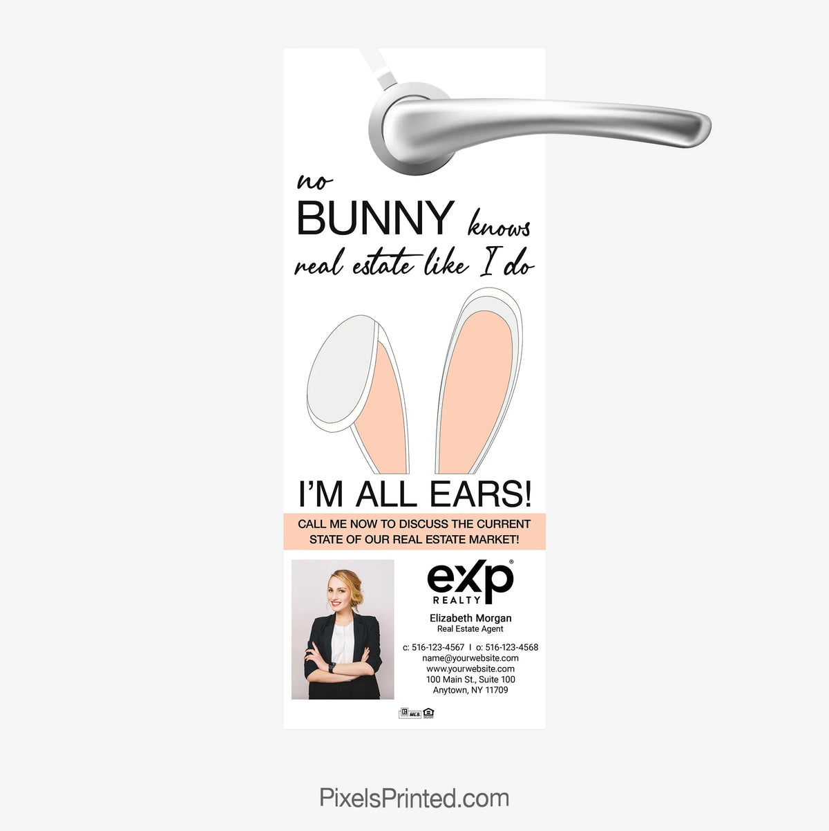 EXP realty Easter Spring door hangers PixelsPrinted 