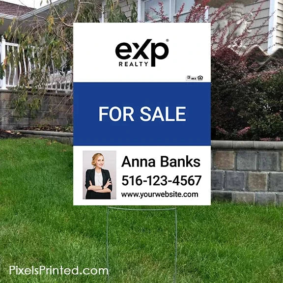 EXP realty for sale yard signs yard signs PixelsPrinted 