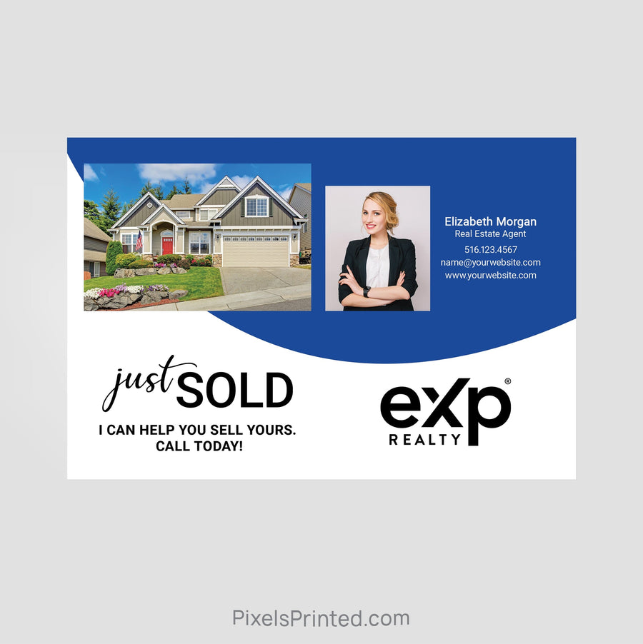 EXP realty just sold postcards PixelsPrinted 