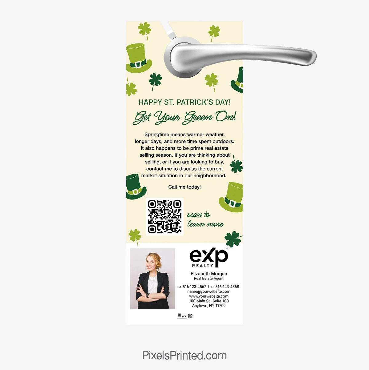 EXP Realty lucky spring market door hangers PixelsPrinted 