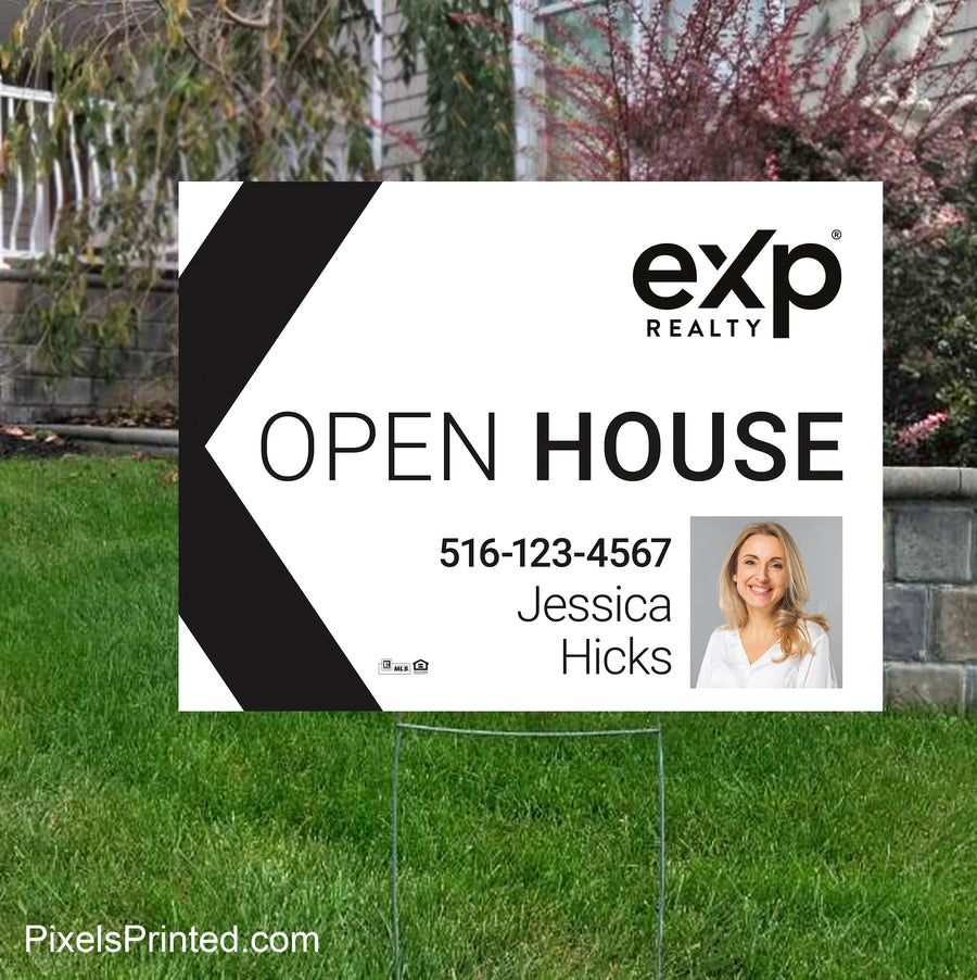 EXP realty open house directional yard signs