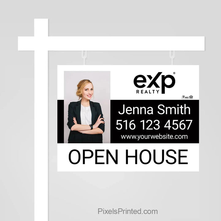 EXP realty open house sign sign panels PixelsPrinted 