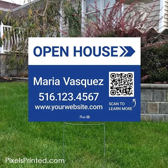 EXP realty open house yard signs yard signs PixelsPrinted 