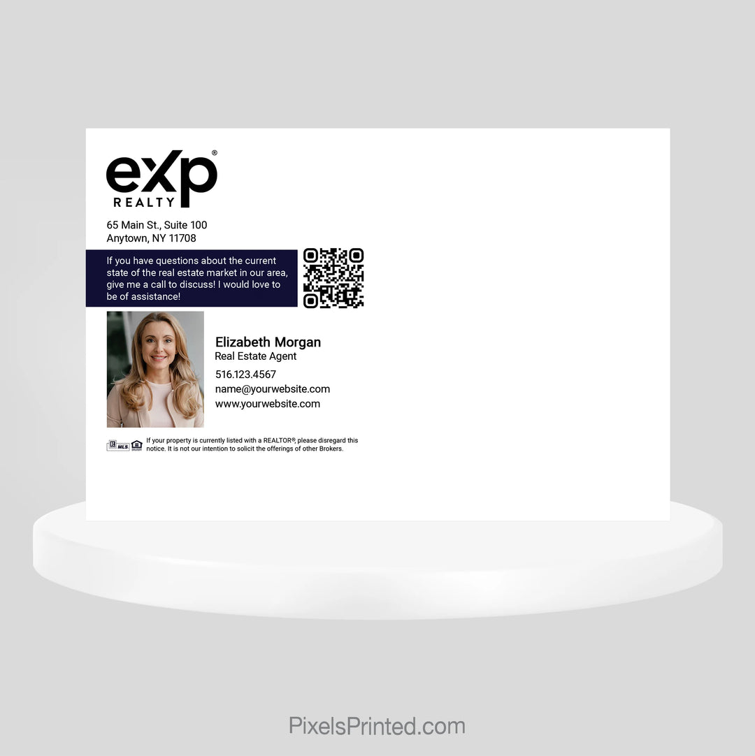 cooler real estate agent postcards for real exp realty agents
