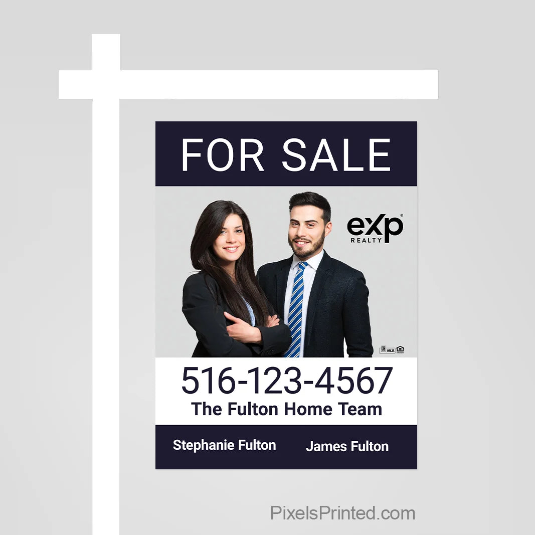 eXp Realty real estate team signs