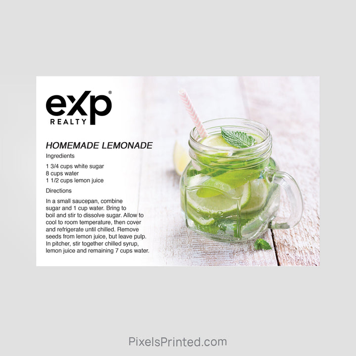 EXP realty recipe postcards PixelsPrinted 