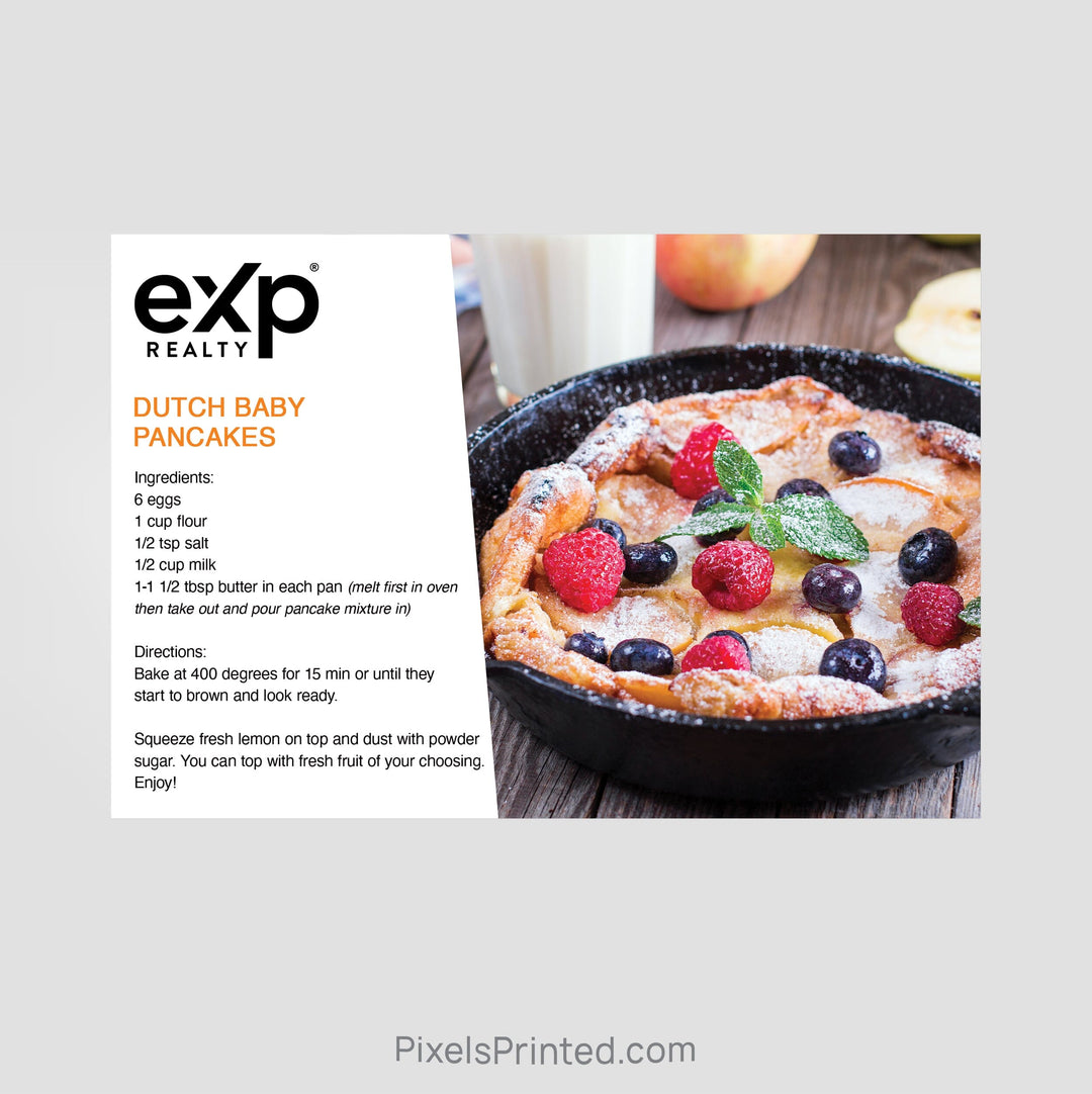 EXP realty recipe postcards PixelsPrinted 