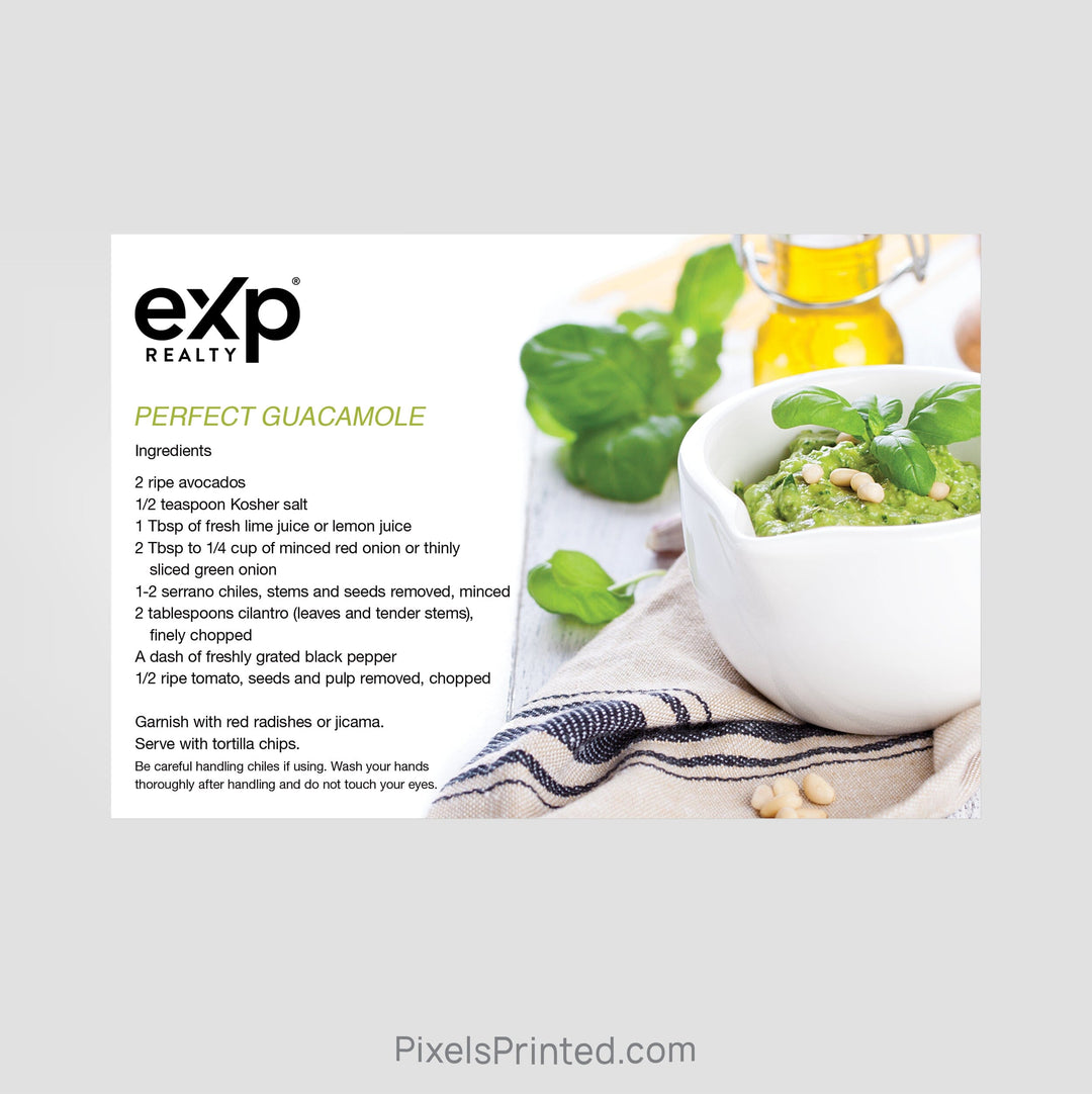 EXP realty recipe postcards PixelsPrinted 