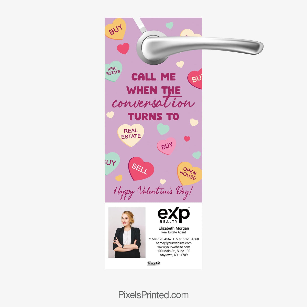 EXP Realty Valentine’s Day home sweet home door hanger PixelsPrinted 