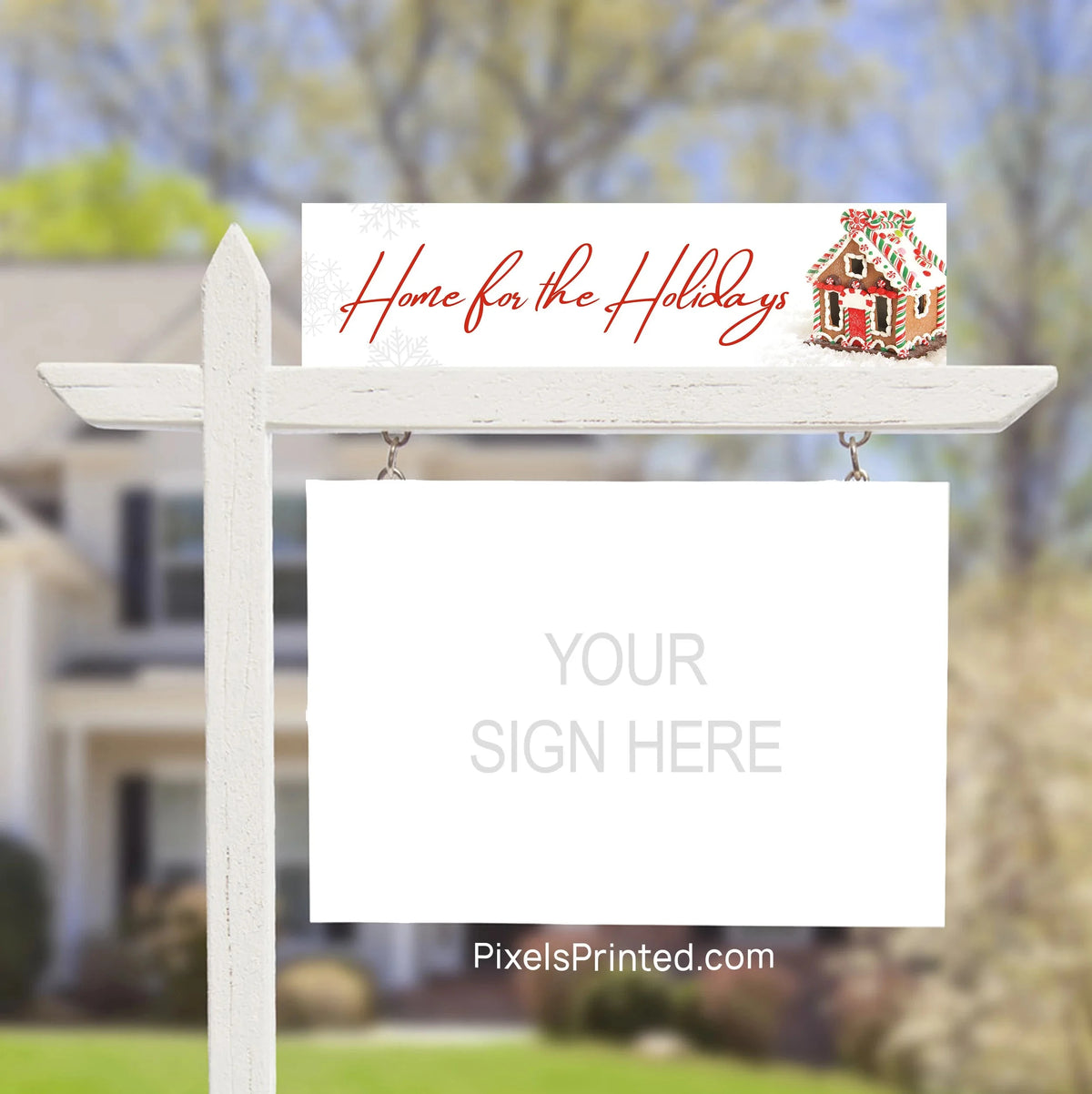 funny Christmas real estate sign riders PixelsPrinted 