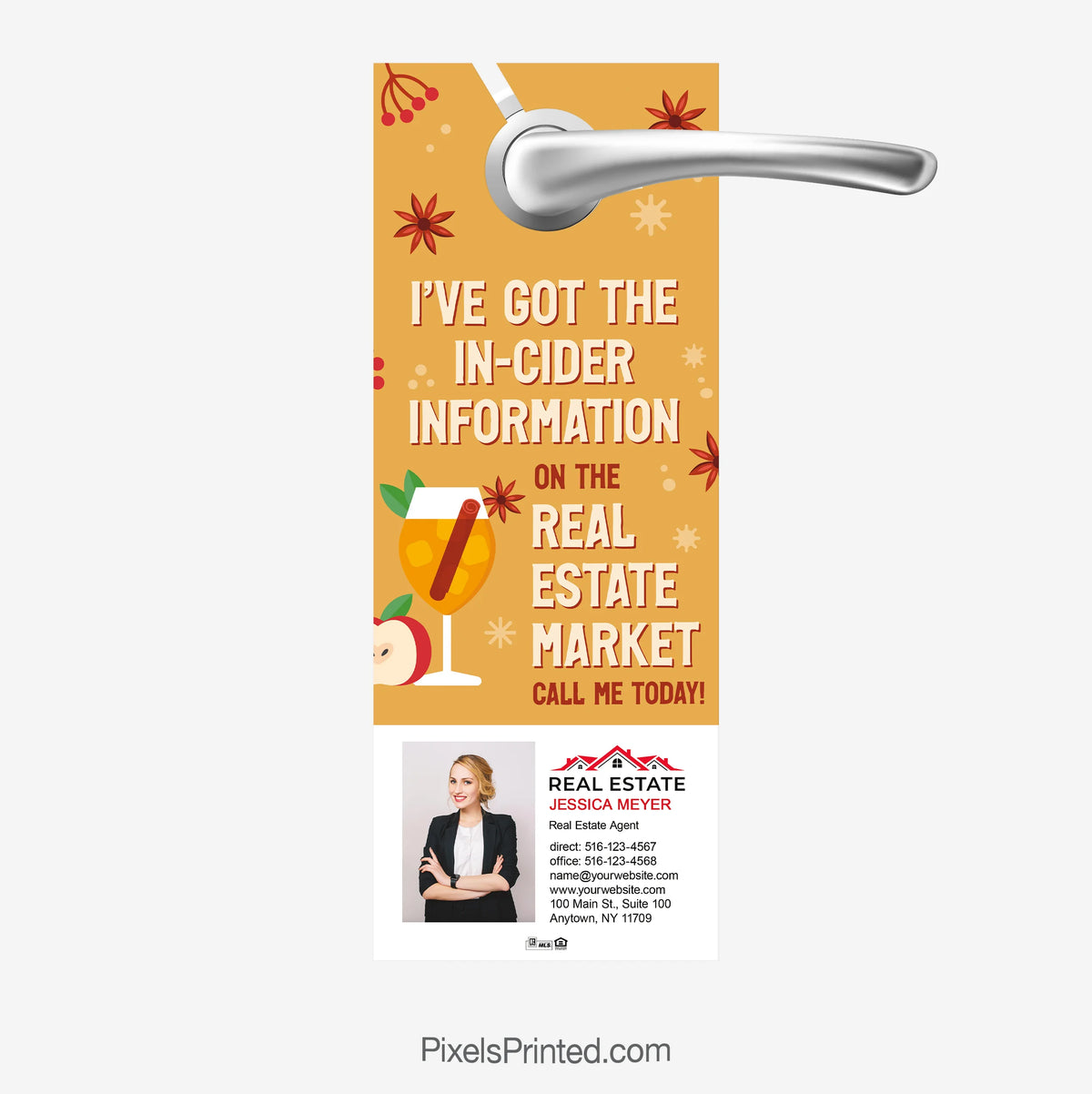 got the insider information on the real estate market realtor door hangers