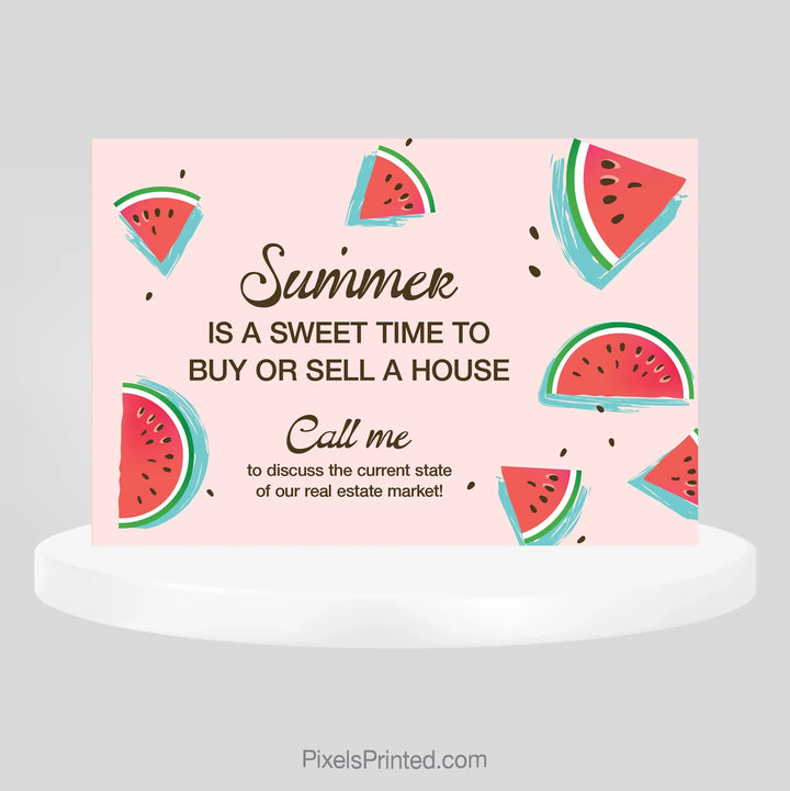 Great Time to Buy or Sell | Summer ERA Real Estate Postcard PixelsPrinted 