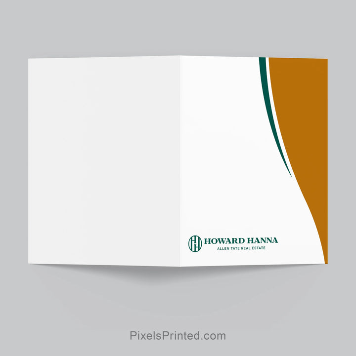 Howard Hanna realtor presentation folder for client paperwork
