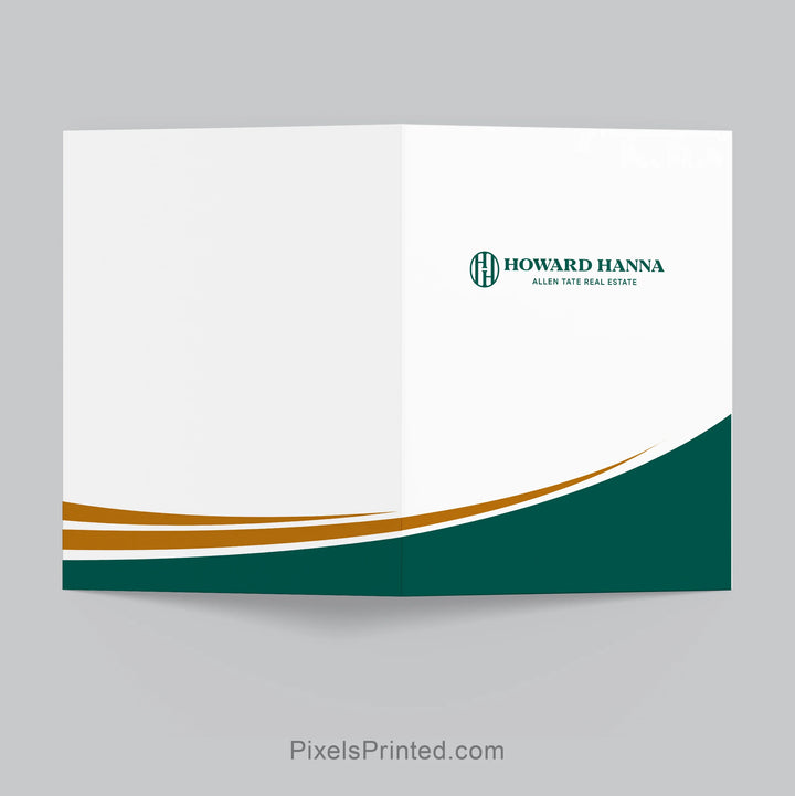 modern professional Howard Hanna real estate presentation folders