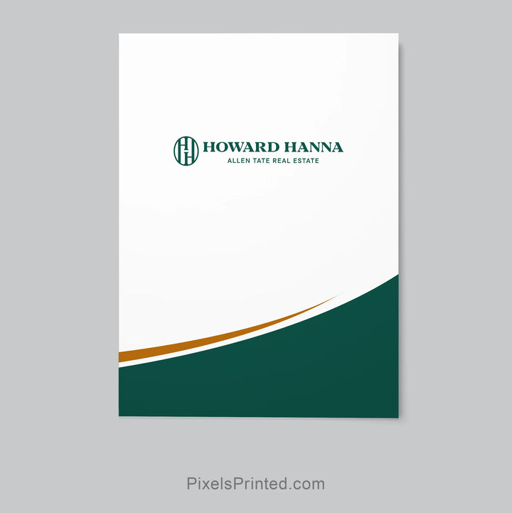 professional Howard Hanna real estate presentation folders for brokers