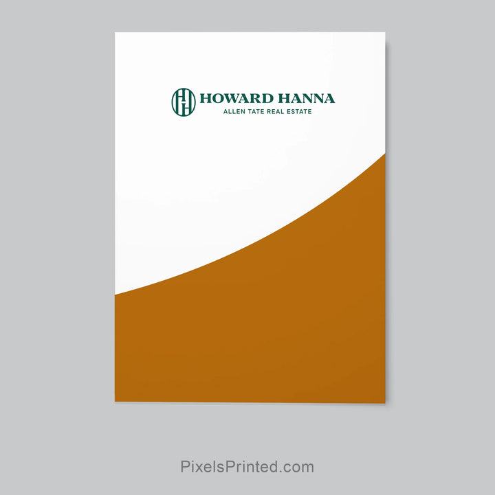 classy Howard Hanna listing presentation folders