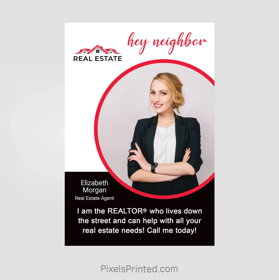Independent real estate agent announcement postcards PixelsPrinted 