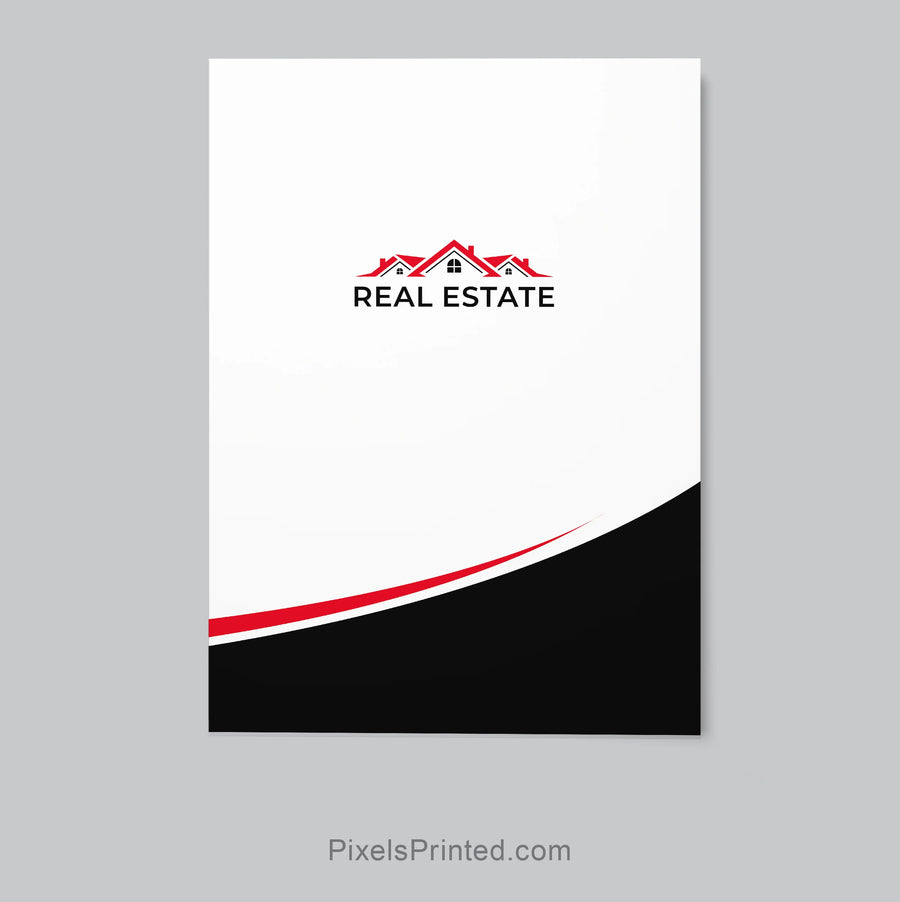 Realtor presentation folder for independent real estate offices