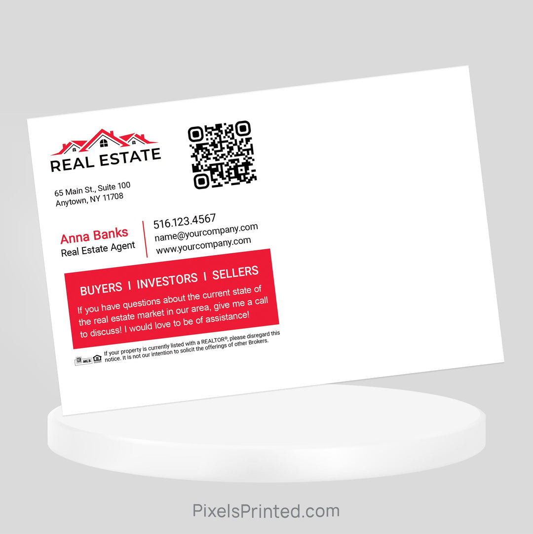 Independent real estate Fall activities postcard PixelsPrinted 