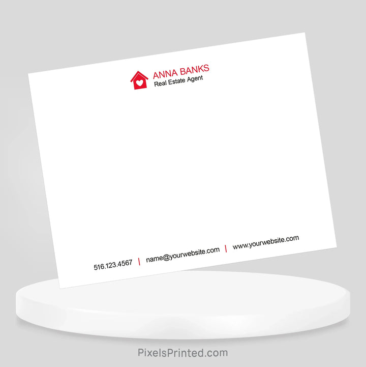 Independent real estate notecards notecards PixelsPrinted 