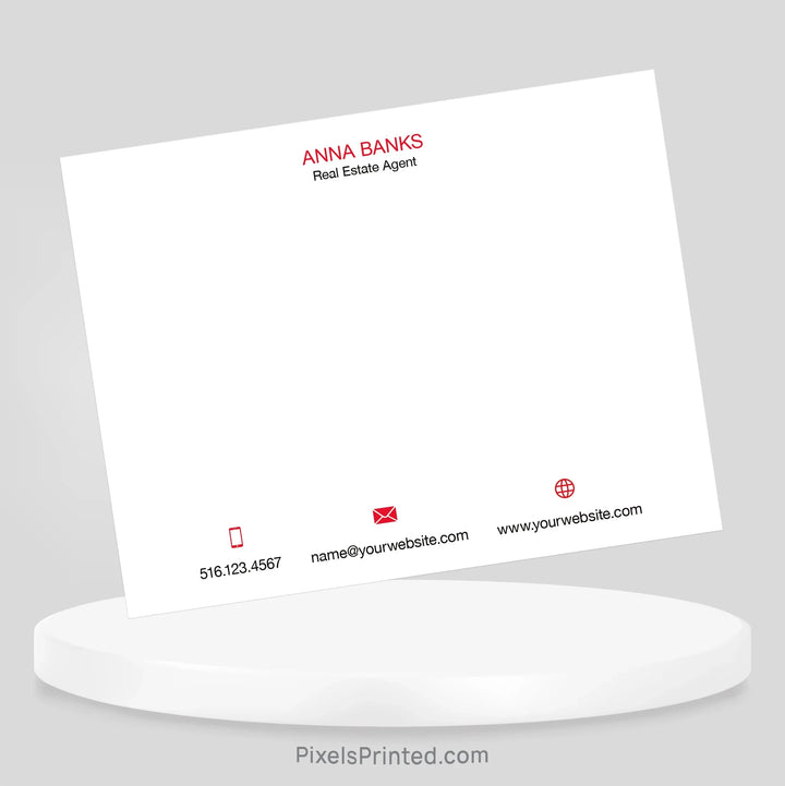Independent real estate notecards notecards PixelsPrinted 