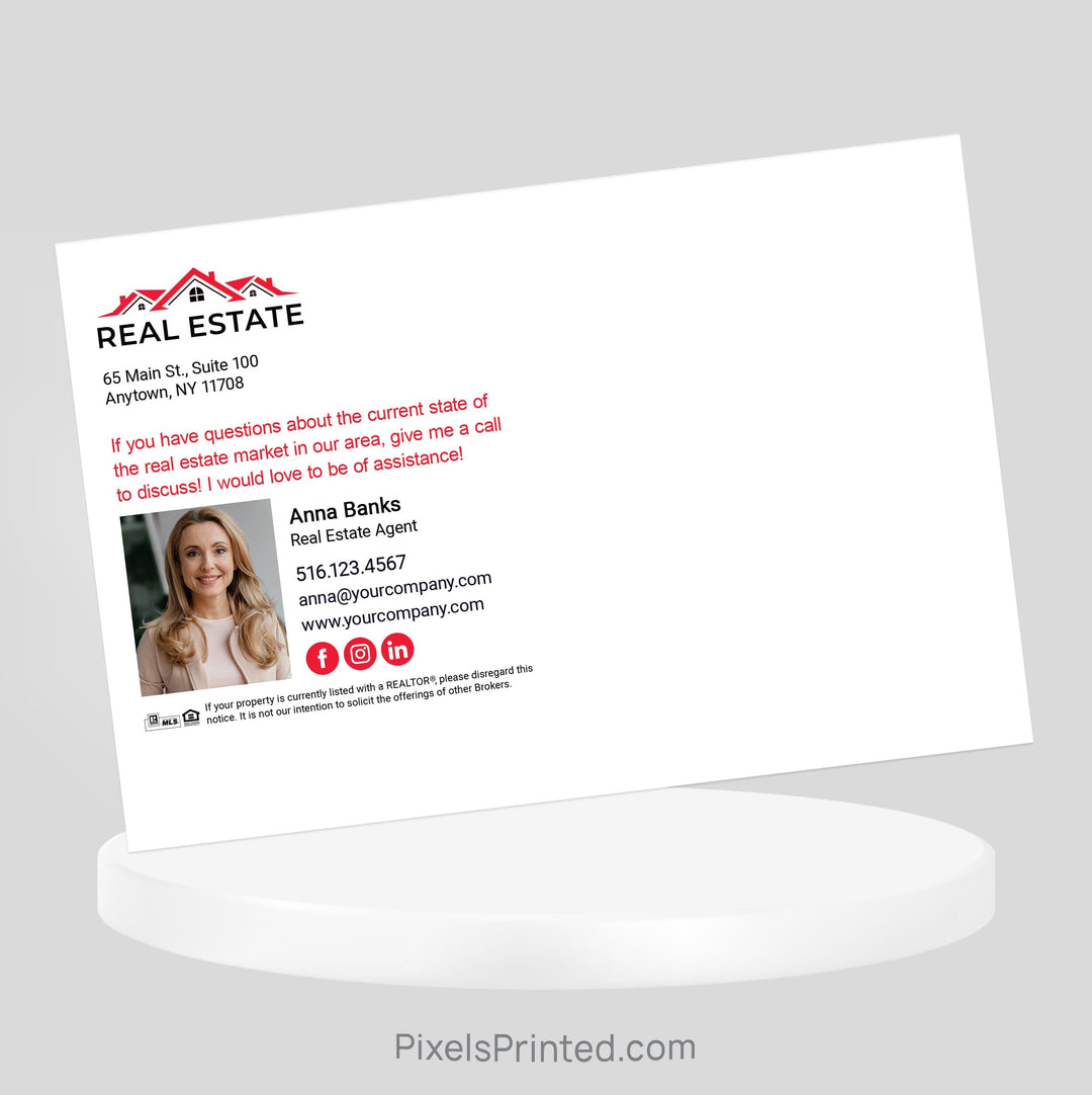 Independent real estate Thanksgiving cheat sheet postcard PixelsPrinted 