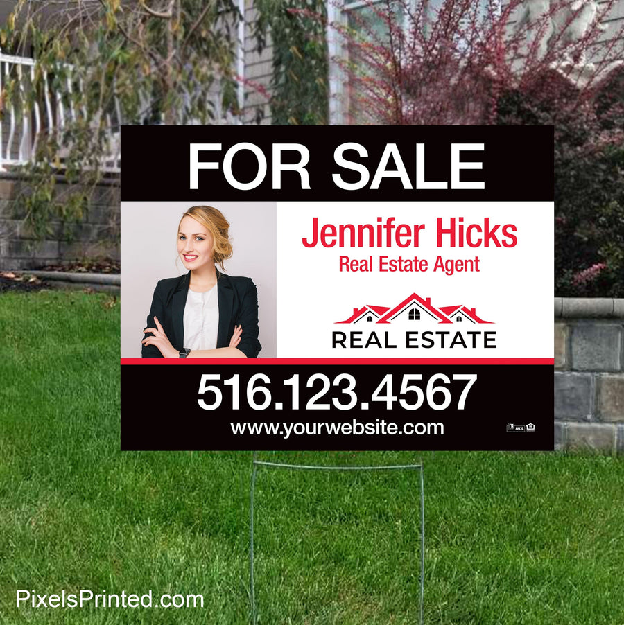 Independent real estate yard signs yard signs PixelsPrinted 