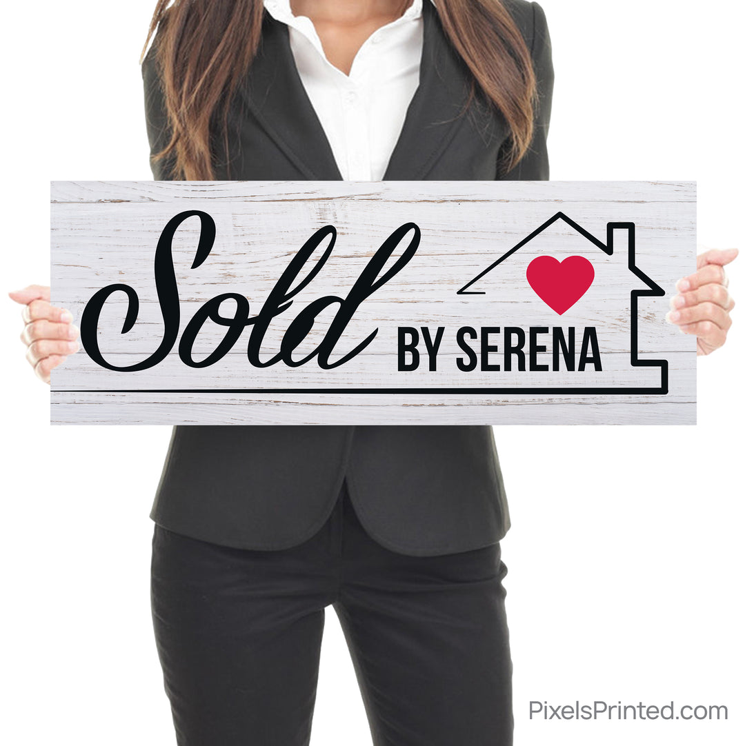 realtor sold by sign for social media photos