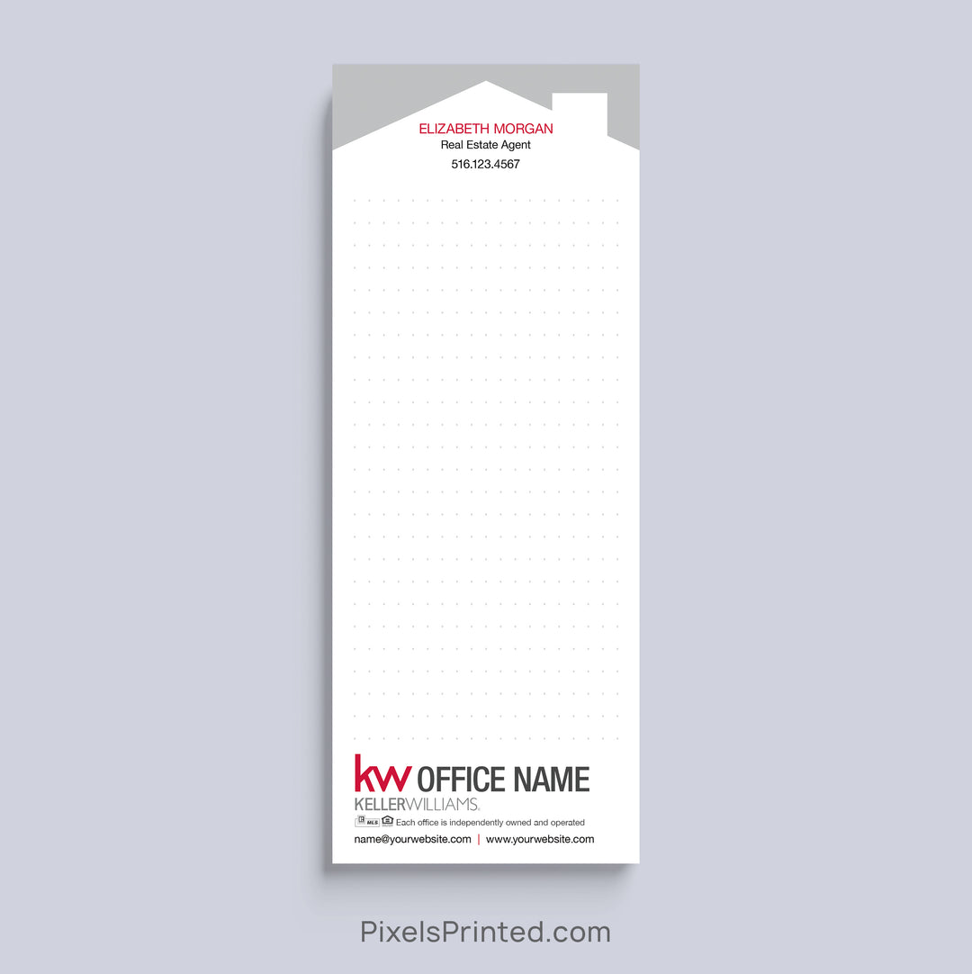 Keller Williams bullet journal realtor notepad with house design