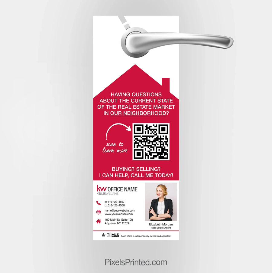Keller Williams door hangers PixelsPrinted 