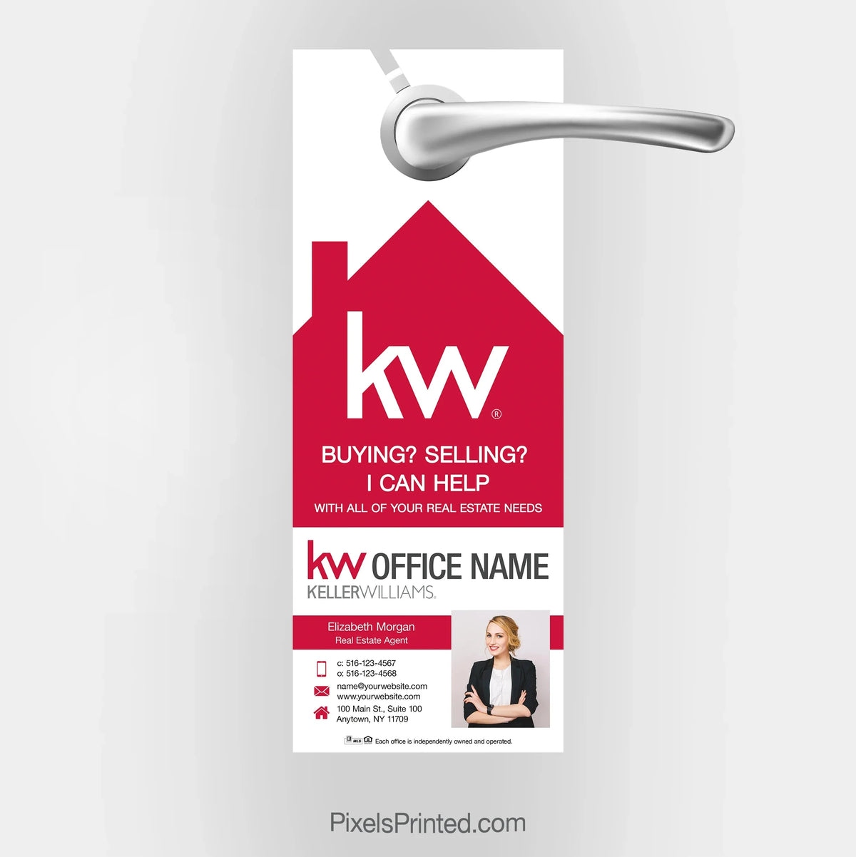 Keller Williams door hangers PixelsPrinted 