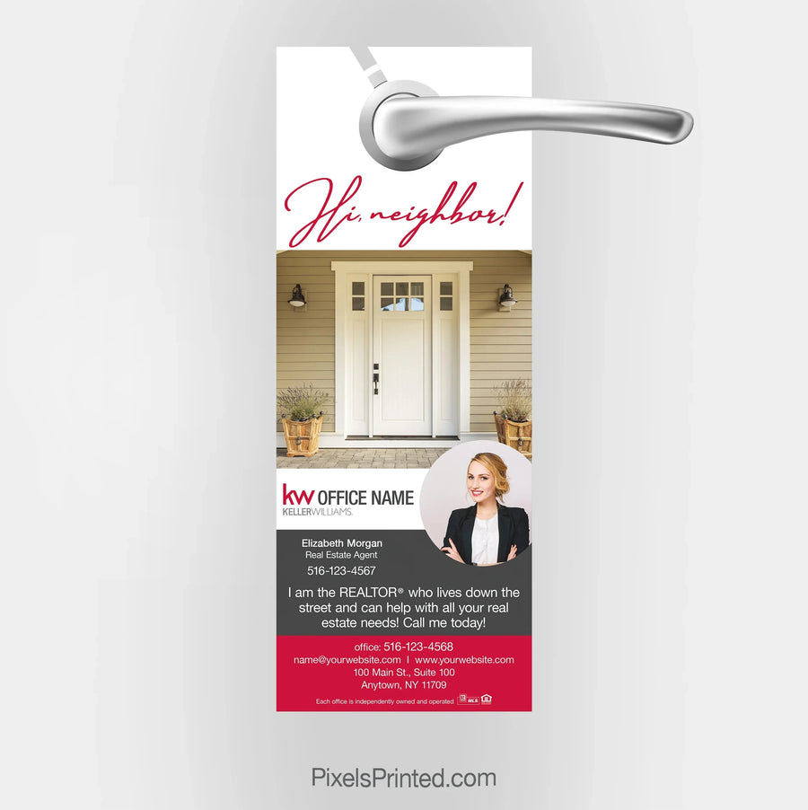 Keller Williams door hangers PixelsPrinted 