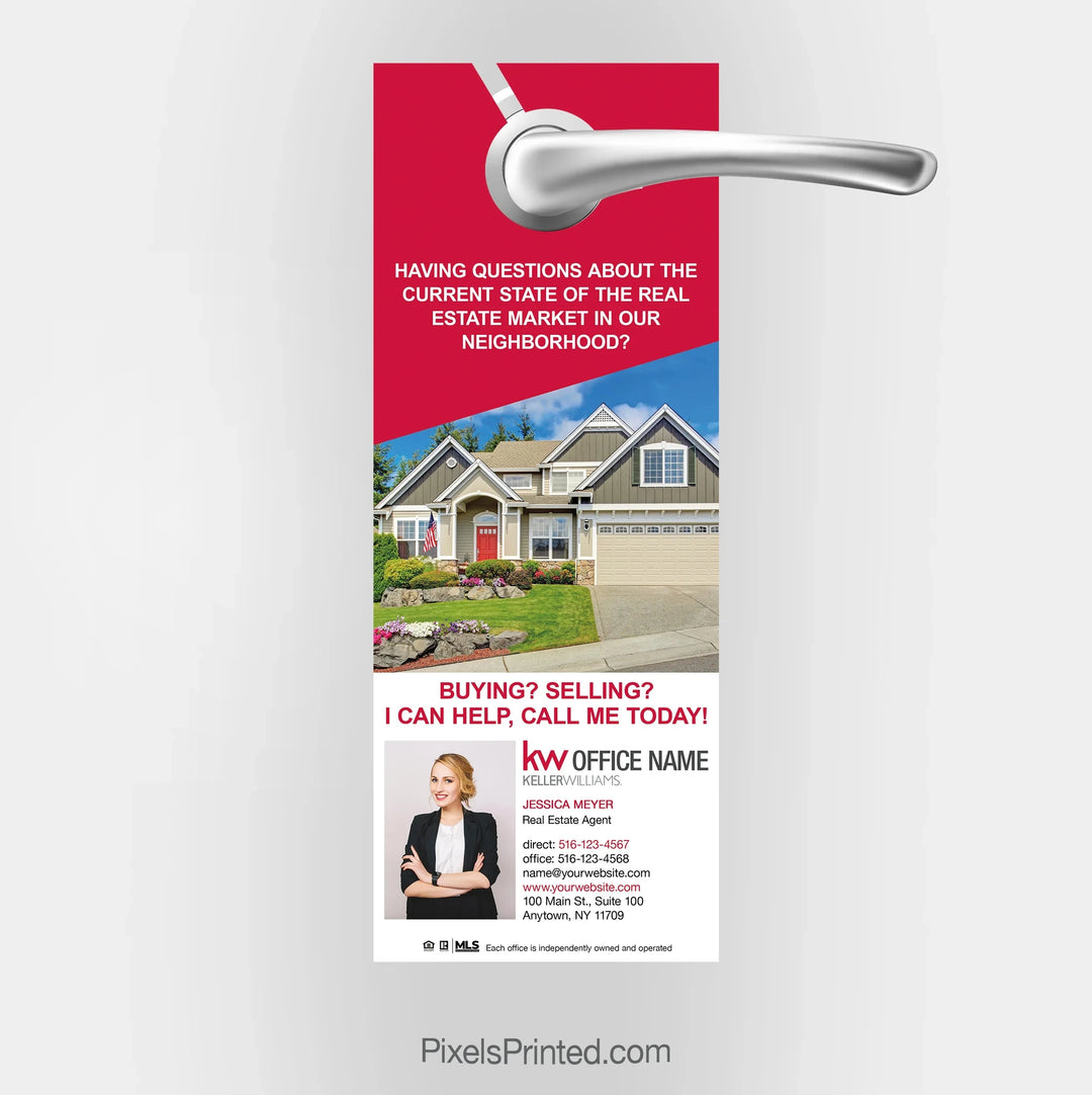 Keller Williams door hangers PixelsPrinted 