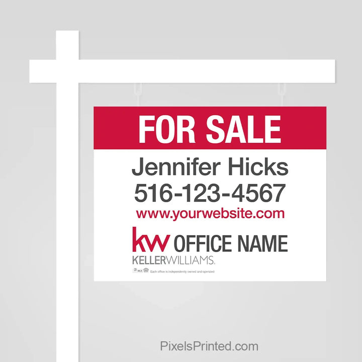 Keller Williams for sale sign panels sign panels PixelsPrinted 