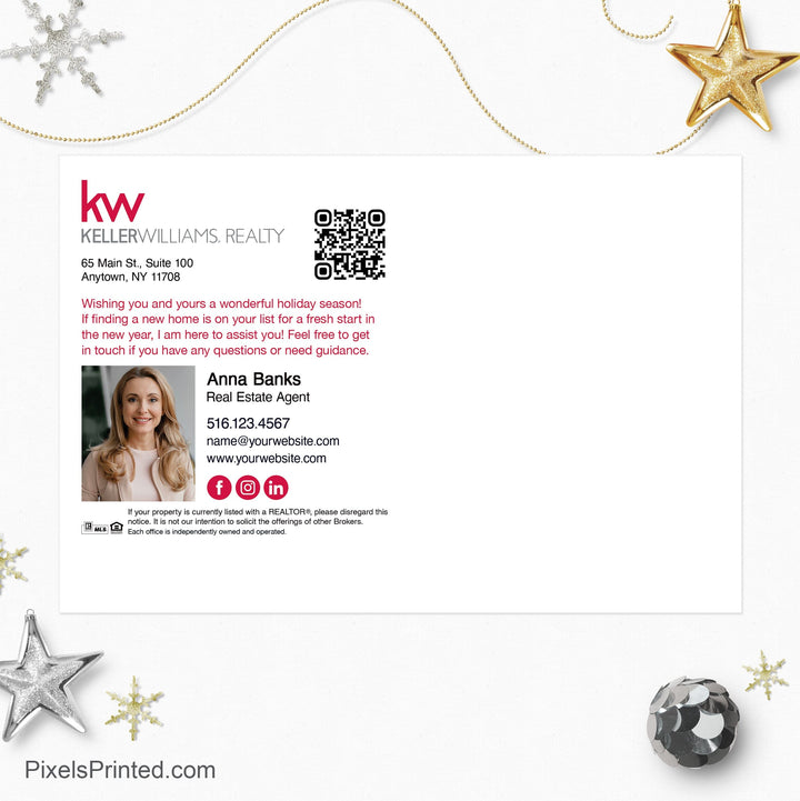 Keller Williams New Years postcards PixelsPrinted 