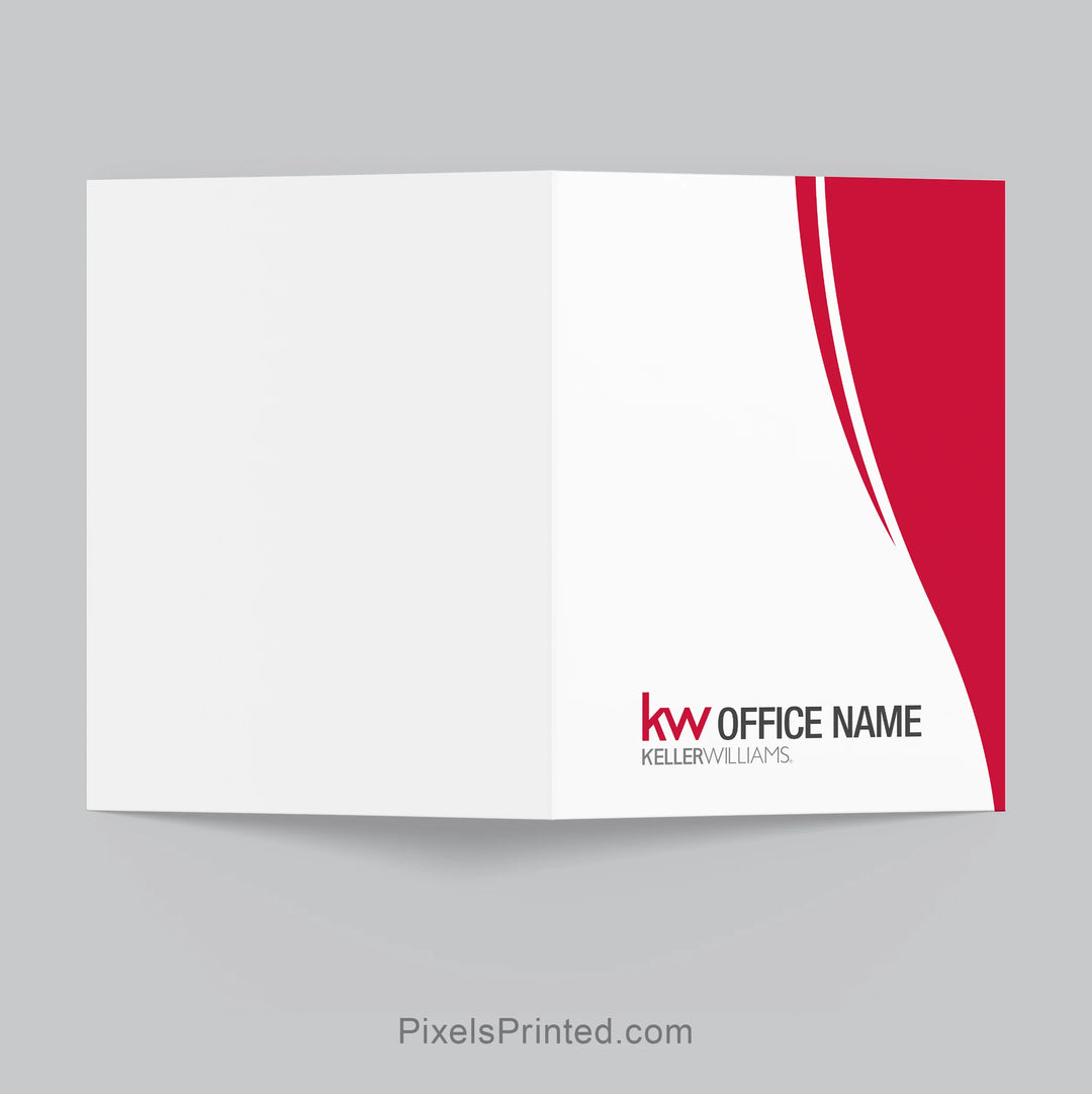 custom Keller Williams real estate presentation folder for agents