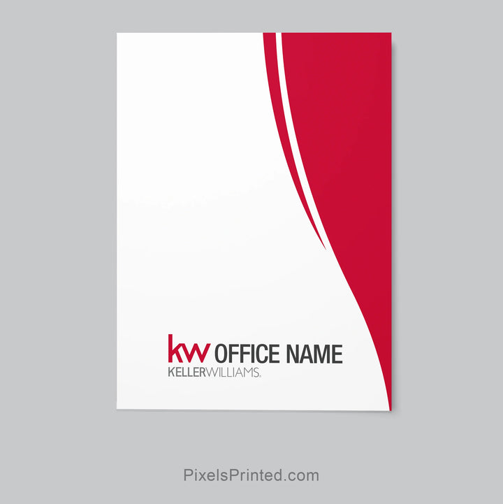 Keller Williams real estate presentation folder for agents and client meetings