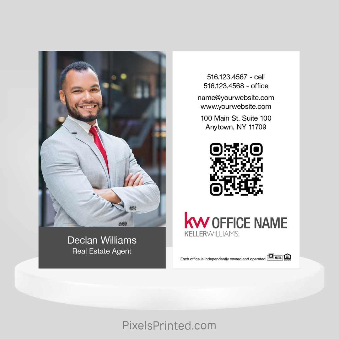 Keller Williams real estate business cards Business Cards PixelsPrinted 