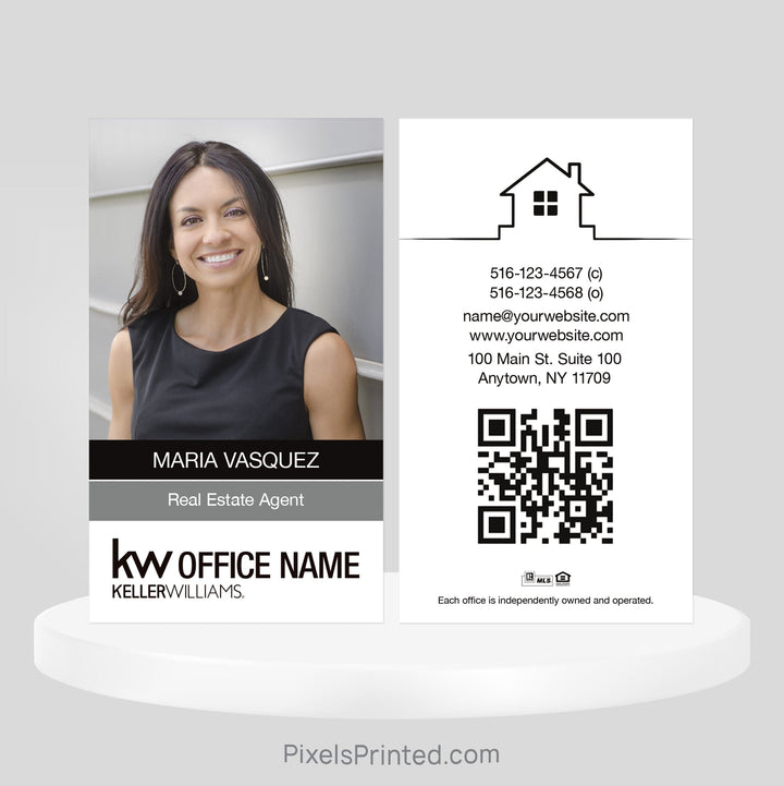Keller Williams real estate business cards Business Cards PixelsPrinted 